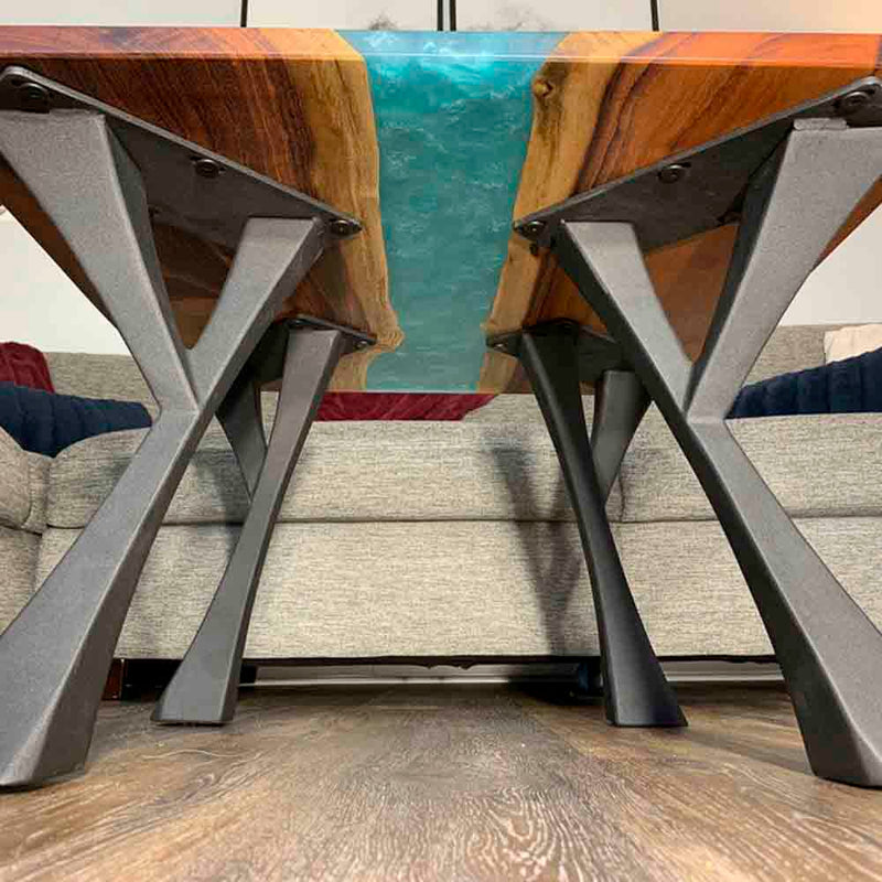 Metal Bench Legs, DIY Steel Furniture, Coffee Table Base in✔️unique Flowyline Design for epoxy live edge top Black curved shape  modern kitchen desk dining 16 inch hairpin wooden wrought iron  industrial height mid century square replacement woodworking
wood
Handmade
home depot
Wayfair Amazon ikea Lowes
stool vintage