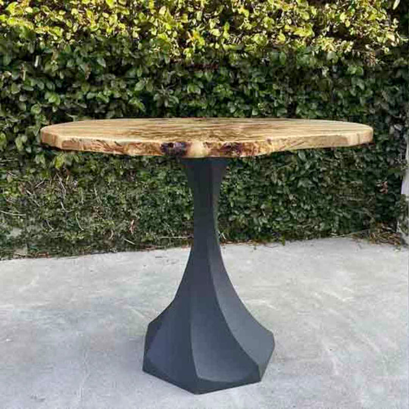 Metal Table Legs, Steel Pedestal Base 🚩 DIY dining room furniture in unique Flowyline antique Design for epoxy live edge top Black curved shape handmade modern kitchen desk wooden wrought iron industrial round counter height mid century square granite top tulip stand trestle marble glass only home depot Wayfair ikea