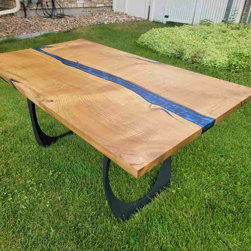 DIY Table Legs, Metal Table Legs, Conference Table Legs, Trestle Table –  Strong Oaks Woodshop