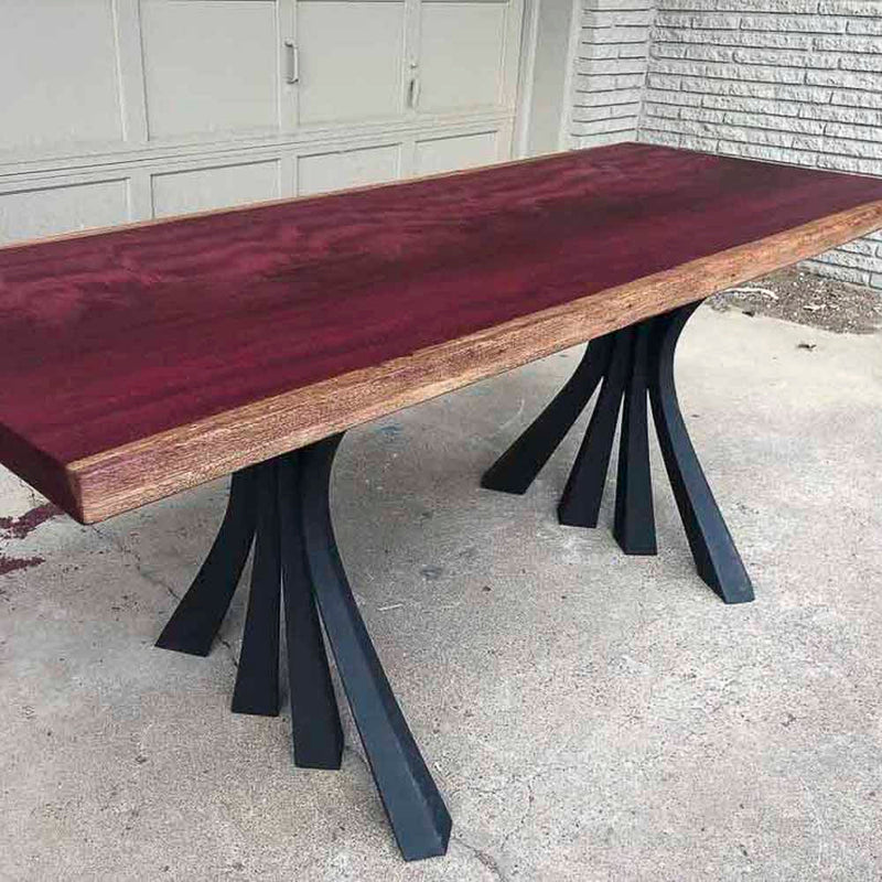 Metal Table Legs, DIY Steel Furniture of ✔️ FlowyLine Design for 
epoxy live edge top
walnut wood slab
curved shape bench
Handmade modern kitchen
mid century dining room idea
industrial custom frame
Black wooden desk
antique woodworking
decorative wrought iron
how to make simple
hairpin
Wayfair
Amazon
ikea
Lowes
