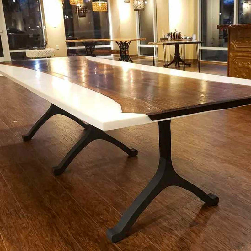 Metal Table Legs, Steel Pedestal Base 🚩 DIY dining room furniture in unique Flowyline for epoxy live edge top
walnut wood slab
curved shape bench
Handmade modern kitchen
mid century dining room idea
industrial custom frame
Black wooden desk
antique woodworking
decorative wrought iron
hairpin
ebay
Wayfair
Amazon
ikea