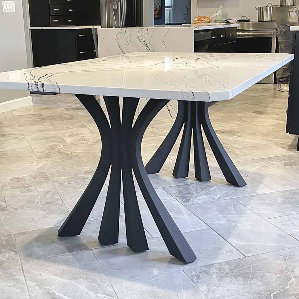 Custom metal desk legs sales