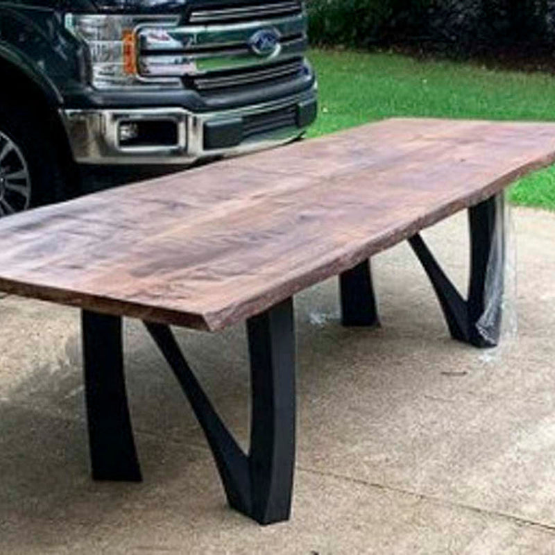 Metal Table Legs, DIY Steel Furniture of ✔️ FlowyLine Design for 
art deco steel base
Best table top ideas
High quality designer
Pedestal base
epoxy live edge top
walnut wood slab
curved shape bench
Handmade modern kitchen
mid century dining room idea
hairpin
industrial custom frame
canada
Rustic
etsy
ebay
