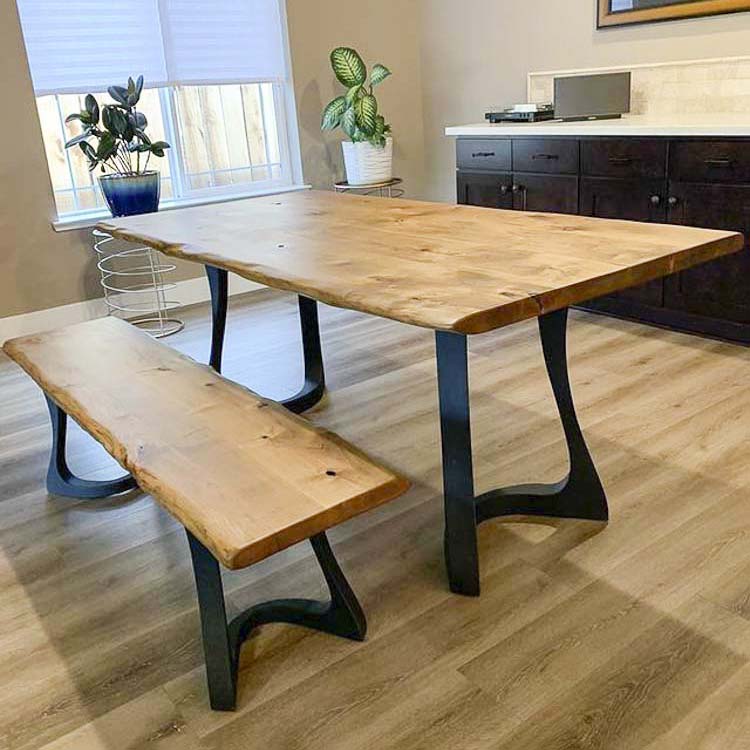 Metal Table Legs, DIY Steel Furniture of ✔️ FlowyLine Design for decorative wrought ironhow to make simplewelded dining tablevintage river stylesheavy duty reclaimed squarefancy trestlesfarmhouse woodworkingwood butcher blockreplacement squaretrapezoid table legshairpinhome depotcanadaRusticetsyebay