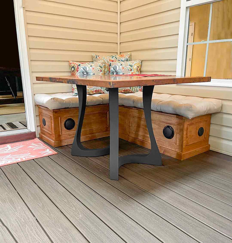 Metal Table Legs, DIY Steel Furniture of ✔️ FlowyLine Design for decorative wrought ironhow to make simplewelded dining tablevintage river stylesheavy duty reclaimed squarefancy trestlesfarmhouse woodworkingwood butcher blockreplacement squaretrapezoid table legshairpinhome depotcanadaRusticetsyebay